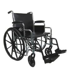 Extra Wide Heavy Duty Deluxe Bariatric Wheelchair by Karman Healthcare